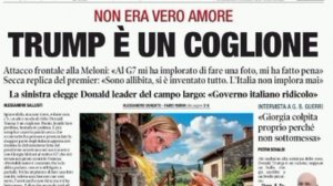 🇮🇹 Итальянская газета Libero жестко ответила на выпад Трампа!

📰 Крупное правое издание Италии Li