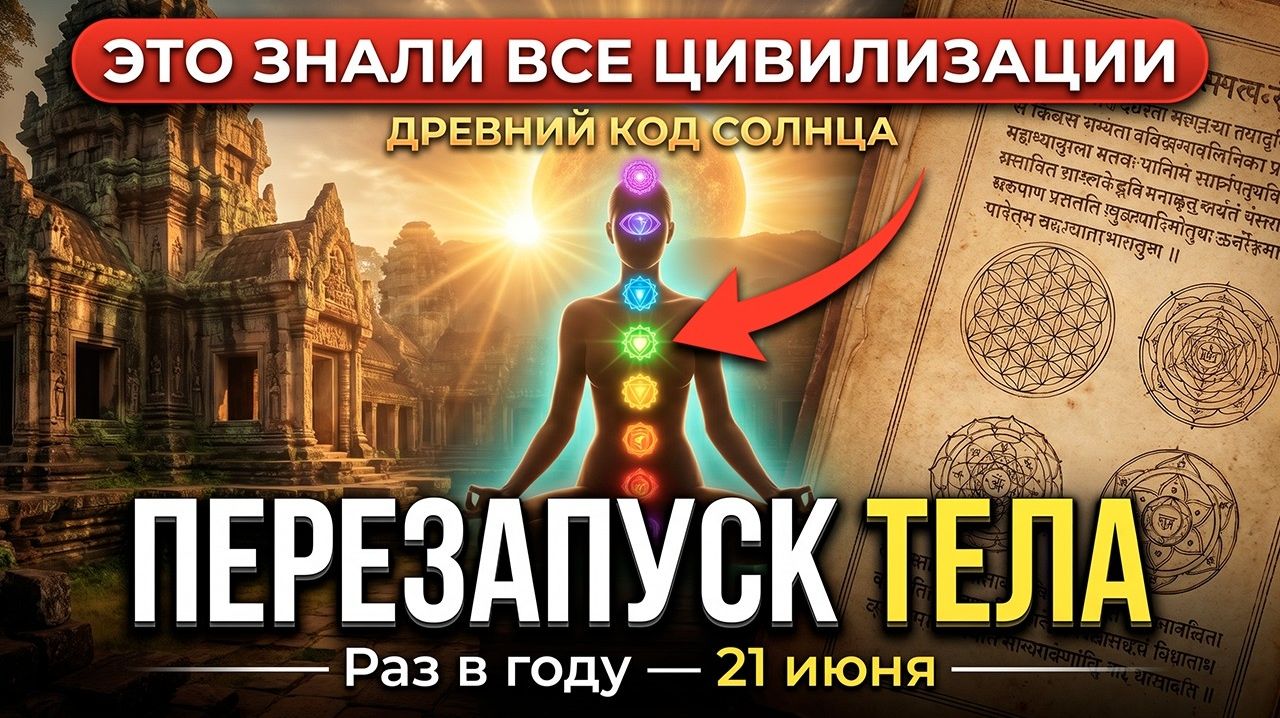21 июня: ПОЧЕМУ именно в этот день тело перезапускается само — и как этим воспользоваться ✅ смотреть онлайн
