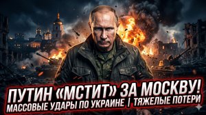 ⚡Возмездие Кремля: русские войска методично уничтожают украинские города после удара по столице