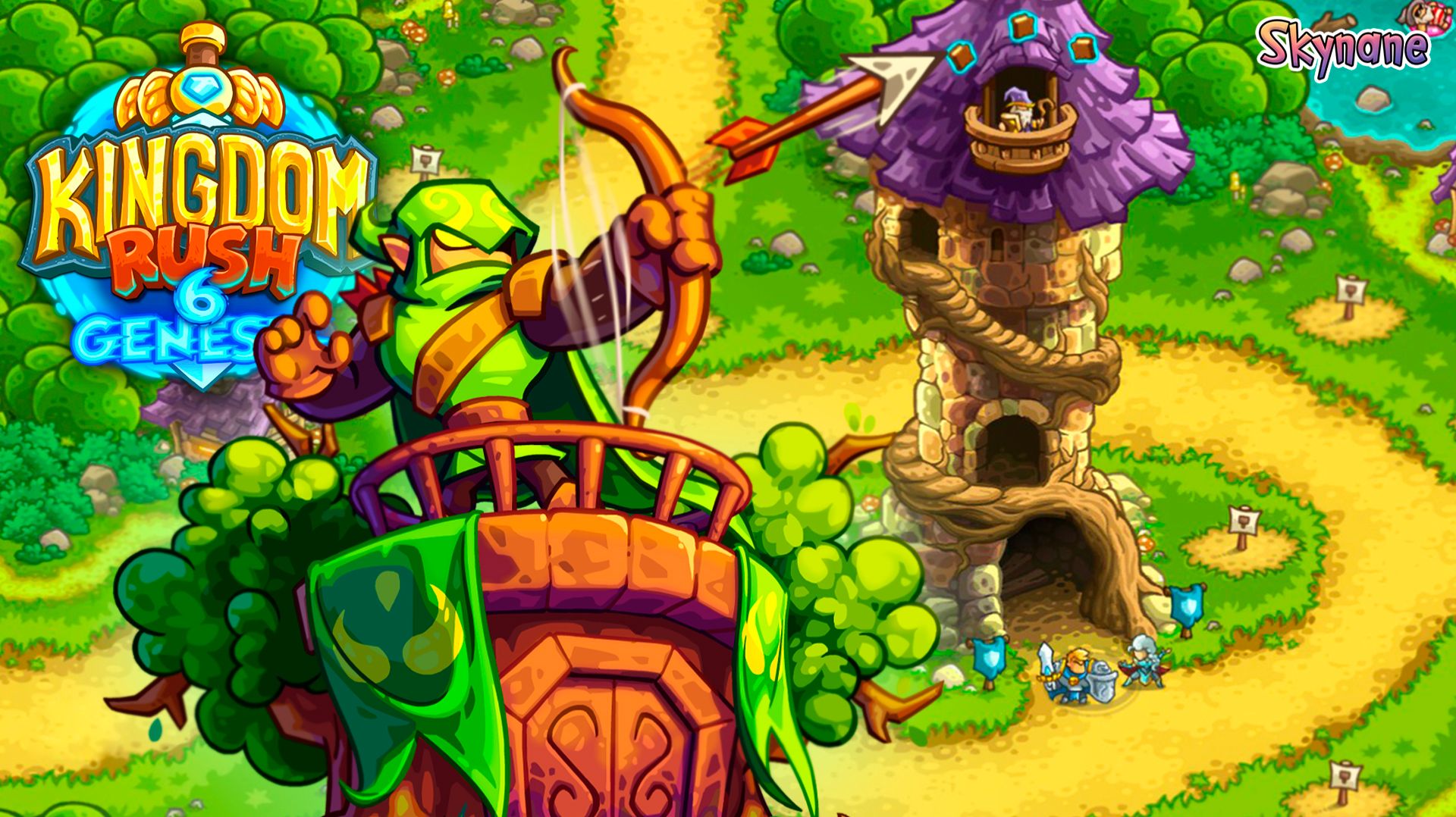 СРЕБРОЛЕСЬЕ И БАШНЯ НИВУСА | Kingdom Rush 6 Genesis demo [2] смотреть онлайн