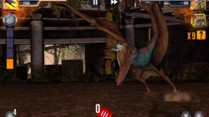 Получила Синоцераптос из дрожь земли, сражения, « Я играю в Jurassic world the Game «