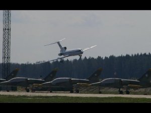 ✈Потеря контроля управления | Ту-154