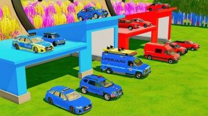 Машинки летают и прыгают! Развивающие мультики Машины помощники. Мультфильмы про машинки