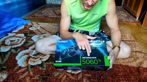 Установка видеокарты NVIDIA GeForce RTX 5060 Ti Infinity 3 16GB