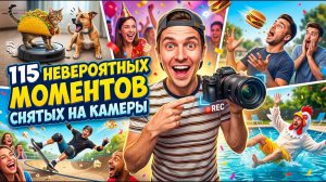 115 НЕВЕРОЯТНЫХ МОМЕНТОВ, СНЯТЫХ НА КАМЕРЫ!