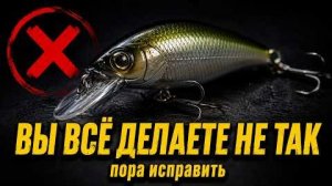 Ловля на воблер что все делают не так и почему рыба не клюёт