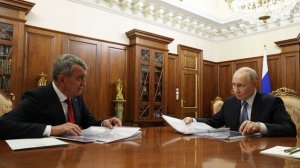 Владимир Путин провел встречу с главой Северной Осетии