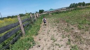 Сначала цветы и подарки.Потом футбол .Даже кубок был☺️Жизнь в деревне