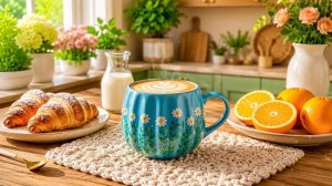 Утреннее позитивное кафе