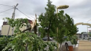 последствия  урагана 19.06. 2026 город Зеленокумск