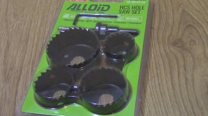 A set of crown cutters for Alloid wood, 6 items Набір корончастих фрез по дереву Alloid 6 предметів
