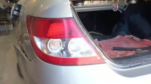 Как снять заднюю фару с BYD F3 2011г