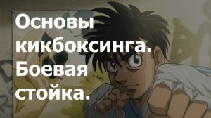 Боевая стойка кикбоксера
