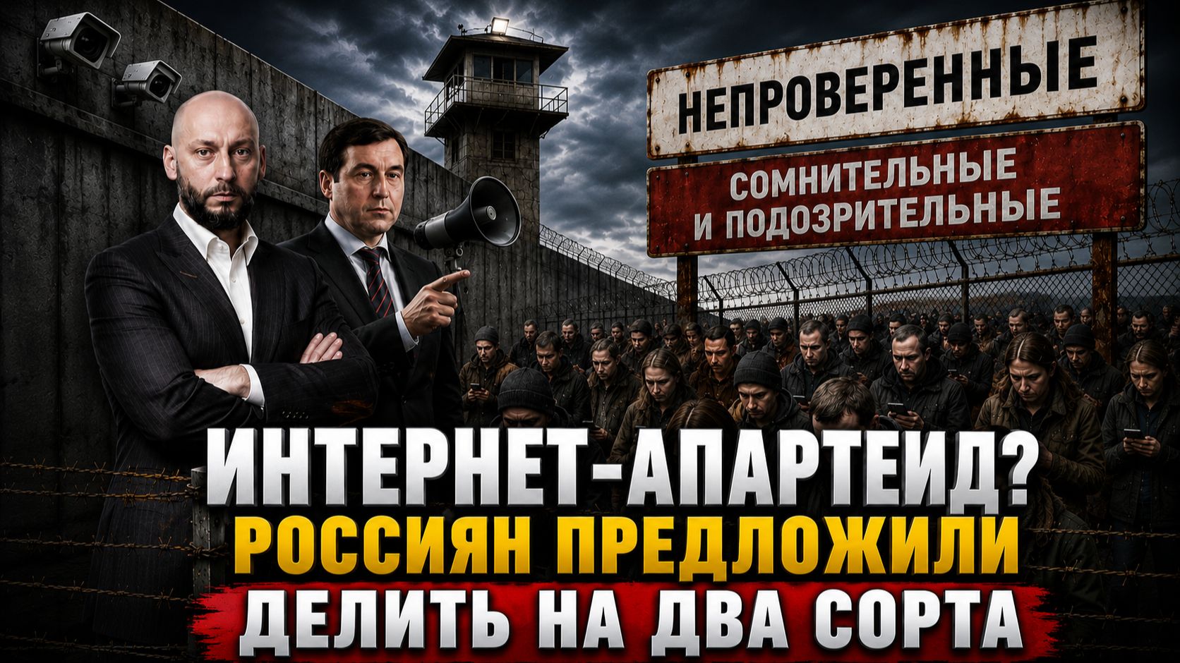 В России из-за ограничений интернета предложили делить людей на два сорта. Интернет апартеид? смотреть онлайн