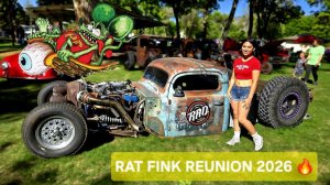 (Navajotash)RAT FINK REUNION 2026 🔥 RATRODS MUSCLECARS ROADSTER CLASSIC CARS