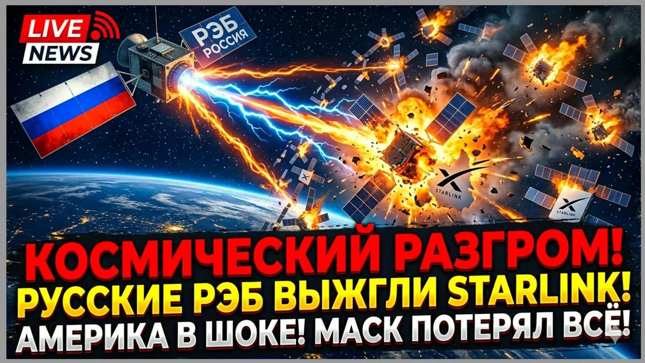 Заглушенные Россией спутники Starlink получили «необратимые повреждения» смотреть онлайн