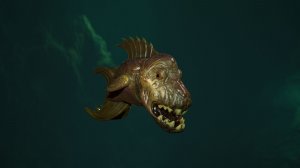 Fish Monster 04 - Presentation, test animations