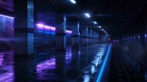Dark Synthwave Mix Vol.43 🌃 1 Hour Neon Noir Cyberpunk BGM for Focus & Night ｜ Neon Horizon-