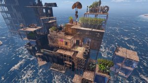 Sunkenland  Строю и укрепляю базу на острове