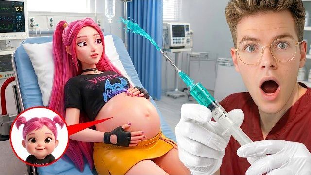 БЕРЕМЕННАЯ МИРА ИЗ K-POP HUNTRIX ЗАБОЛЕЛА! 😱 Масштабный хоррор-квест в реальности! [01:2, 01:7] смотреть онлайн