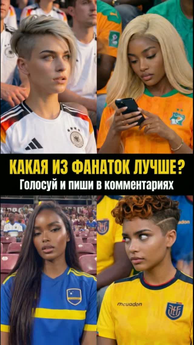 Какая футбольная болельщица лучшая? | Группа F: Швеция, Япония, Нидерланды, Тунис
