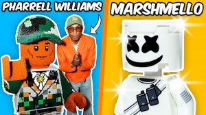 Вот наборы КОЛЛАБОРАЦИИ ПОПУЛЯРНЫХ МУЗЫКАНТОВ и LEGO !