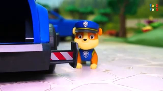 Paw Patrol Monster Car transform into Rescue Fire Truck Rubble Marshall and Chase Nickelodeon [get.g смотреть онлайн