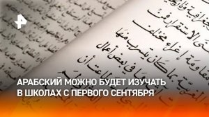 В РФ утвердили программу изучения арабского языка в школах