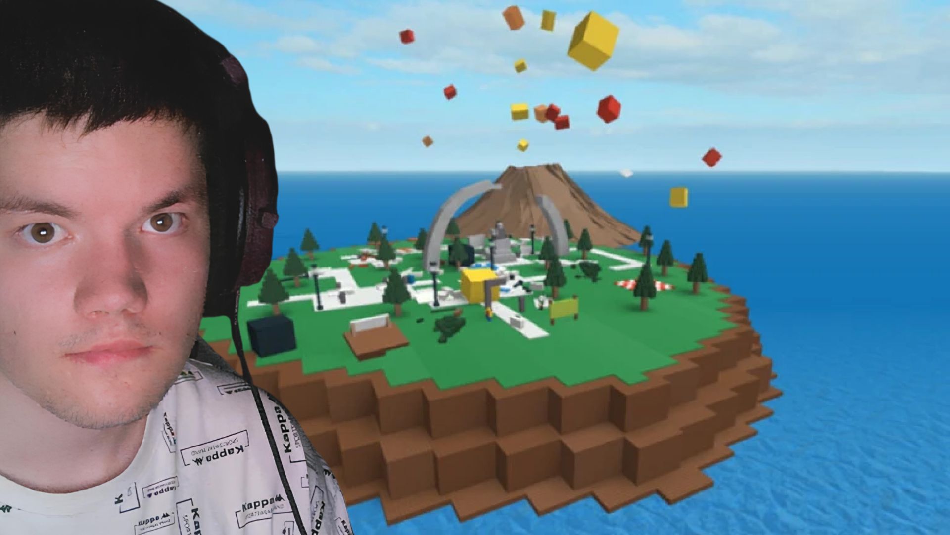 играю в Roblox на режиме  Natural Disaster Survival