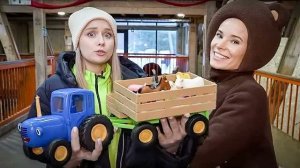Чебурашка в беде - Дядя Фёдор и Медведь спешат на помощь