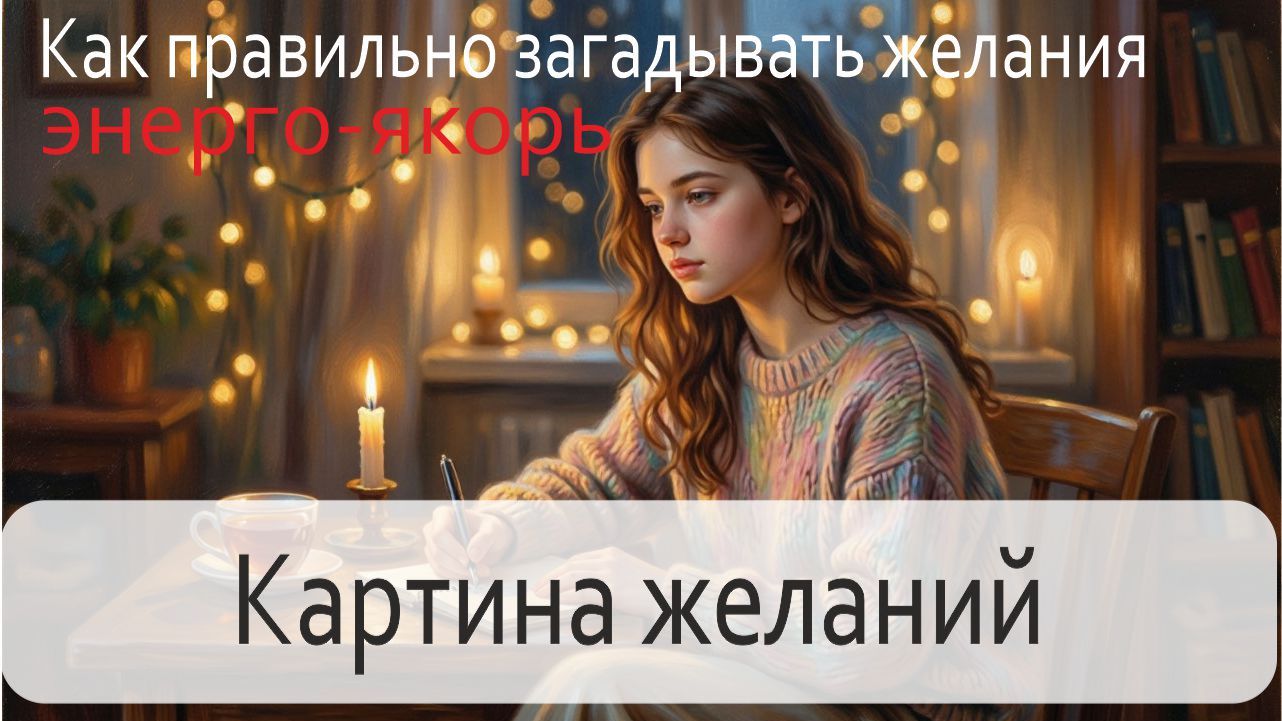 Картина желаний. Как правильно загадывать желания +энерго-якорь