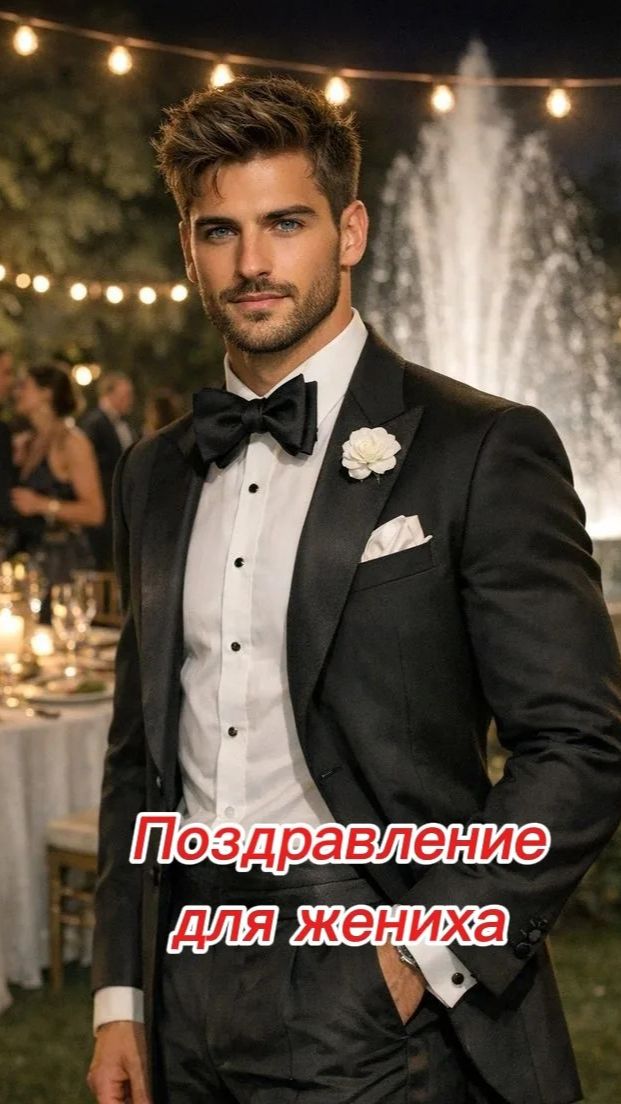 Открытка для жениха┃Поздравление С Днём Свадьбы