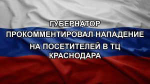 Губернатор прокомментировал нападение на посетителей в ТЦ Краснодара