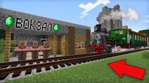 КАК ПОСТРОИТЬ РАБОЧИЙ ВОКЗАЛ В ДЕРЕВЕНСКОЙ КУЗНИЦЕ В МАЙНКРАФТ | Компот Minecraft