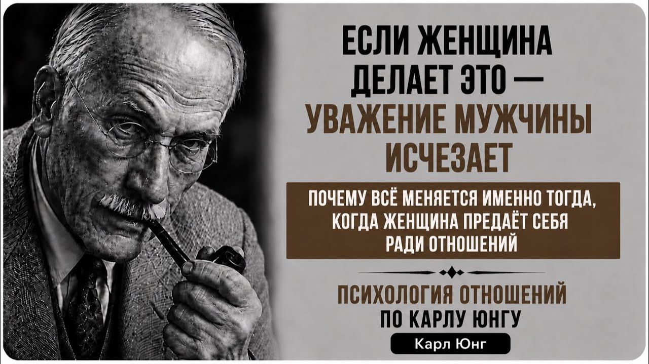 Если женщина делает ЭТО — уважение мужчины исчезает ｜ Карл Юнг