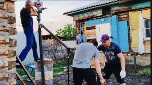 20-06-2026 / ДОБИВАЕТ СВАИ И ПРИВЕЗЛИ НОВЫЙ СТРОЙМАТЕРИАЛ. ПОКУПКА.