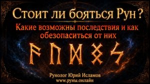 Стоит ли бояться Рун и Рунической магии?  Какие возможны последствия и как обезопаситься от них.