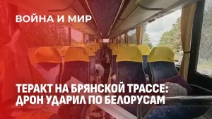 Трагедия на Брянской трассе: дрон ударил по автобусу с белорусскими детьми. Война и мир