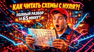 Как читать электрические схемы для начинающих  Полный разбор УГО, обозначений и реальных примеров с