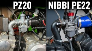 Адекватная установка карба NIBBI PE 22, на Альфу 125 СС.