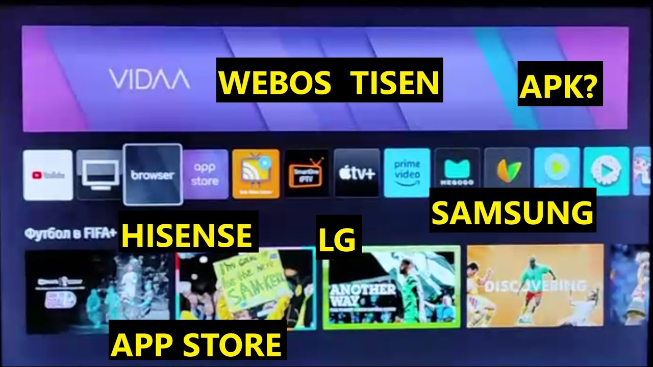 КАК установить APK файлы на телевизоры со Smart TV Hisense, Samsung и LG? Почему ставят не андроид? смотреть онлайн