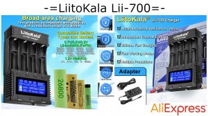 Флагман LiitoKala Lii-700 - мощное ⚡ зарядное устройство и диагностика цилиндрических аккумуляторов