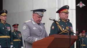 Выпуск Военного университета на Поклонной горе в Москве