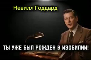 Ты Уже Был Рожден В Изобилии ! НЕВИЛЛ ГОДДАРД 🔥
