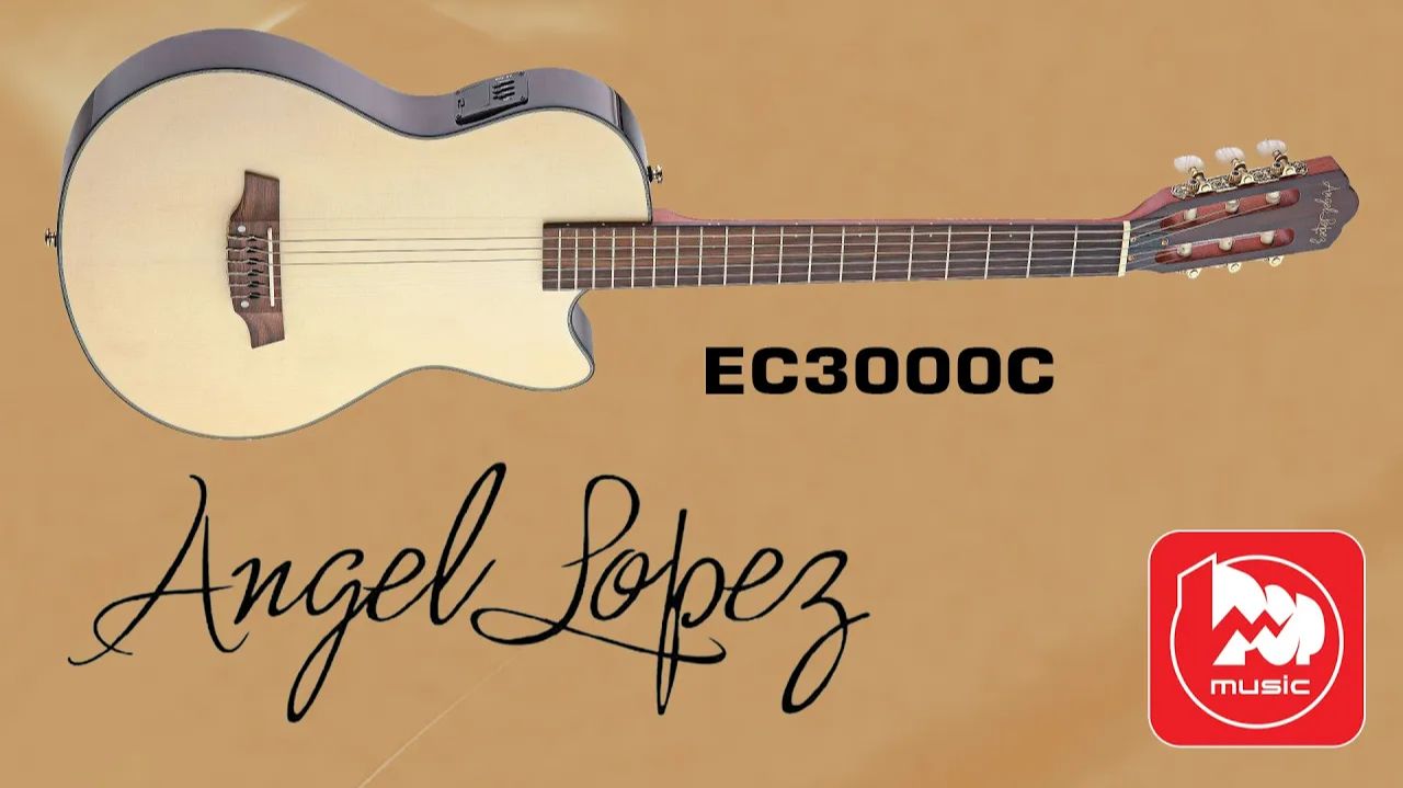 Классическая гитара с подключением Angel Lopez EC3000. Cher & Eros Ramazzotti - Più che puoi кавер смотреть онлайн