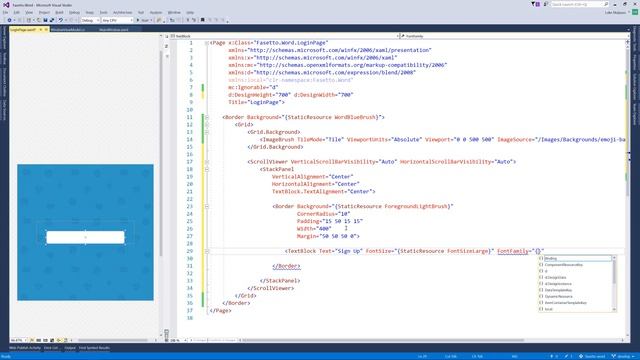 #05 C# WPF UI - Создание формы входа в систему на экране регистрации