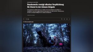 ‼️🇩🇪🏴☠️ Германия не смогла набрать добровольцев в бригаду для службы в Литве,