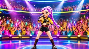 🎤 Руми блистает на сцене в захватывающем исполнении KPOP