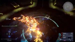 FINAL FANTASY XV - Бой с боссом Ифритом (полная версия, PS4 PRO)