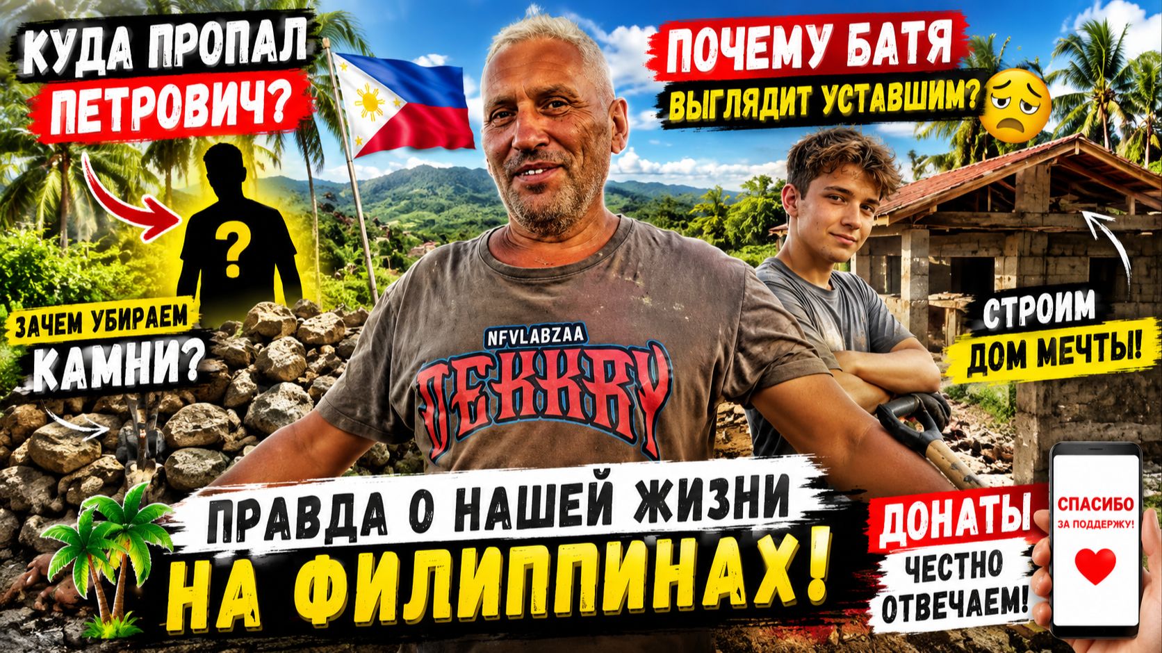 Сергей с сыном Иваном раскрывают правду: камни, исчезновение Петровича и жизнь без города 🌏🔥 смотреть онлайн